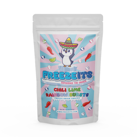 Freezeits Chili Lime Rainbow Bursts 5.1 oz Bag