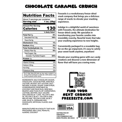 Freezeits Chocolate Caramel Crunch 3.1 oz. Bag