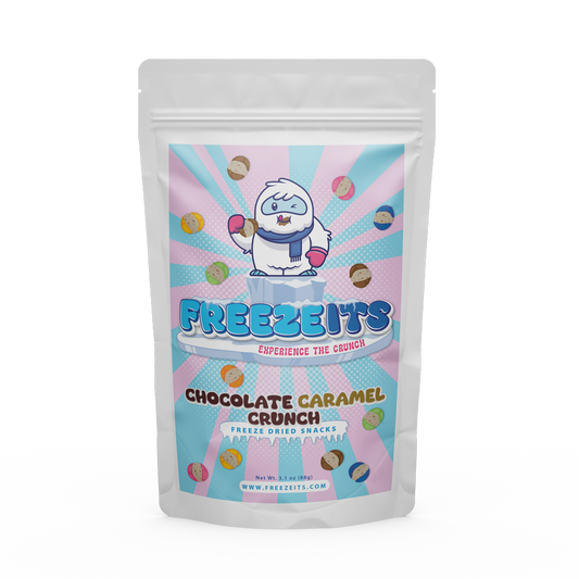 Freezeits Chocolate Caramel Crunch 3.1 oz. Bag