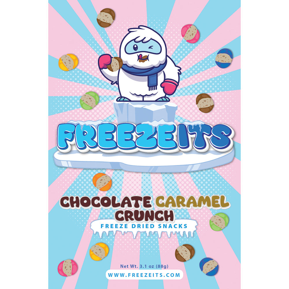 Freezeits Chocolate Caramel Crunch 3.1 oz. Bag