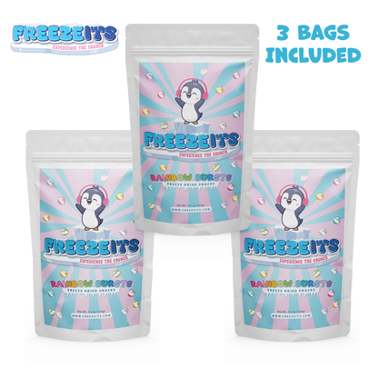 Freezeits Rainbow Bursts 5.1 oz Bag