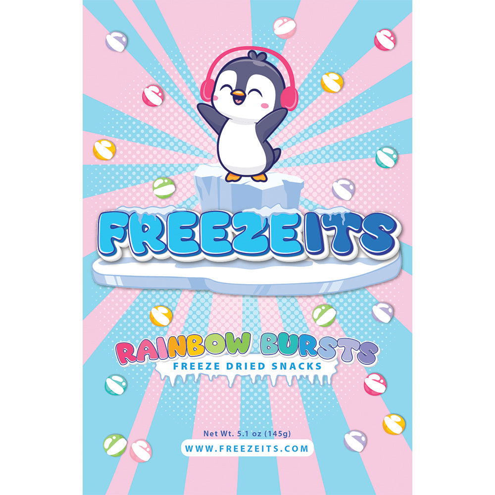 Freezeits Rainbow Bursts 5.1 oz Bag