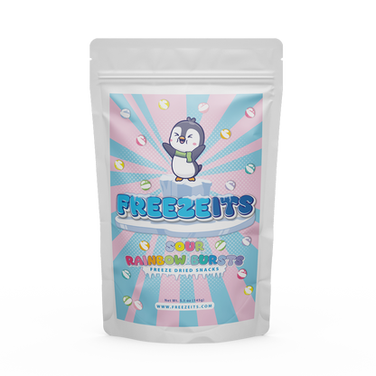 Freezeits Sour Rainbow Bursts 5.1 oz Bag