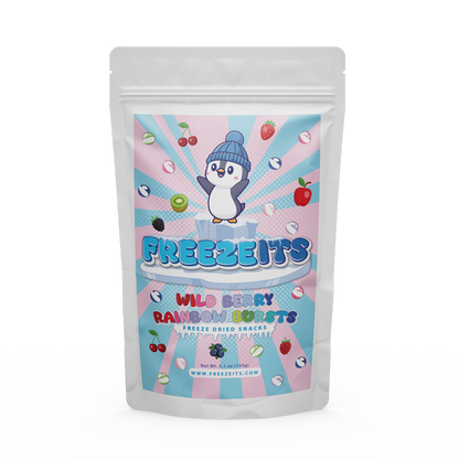 Freezeits Wild Berry Rainbow Bursts 5.1 oz Bag